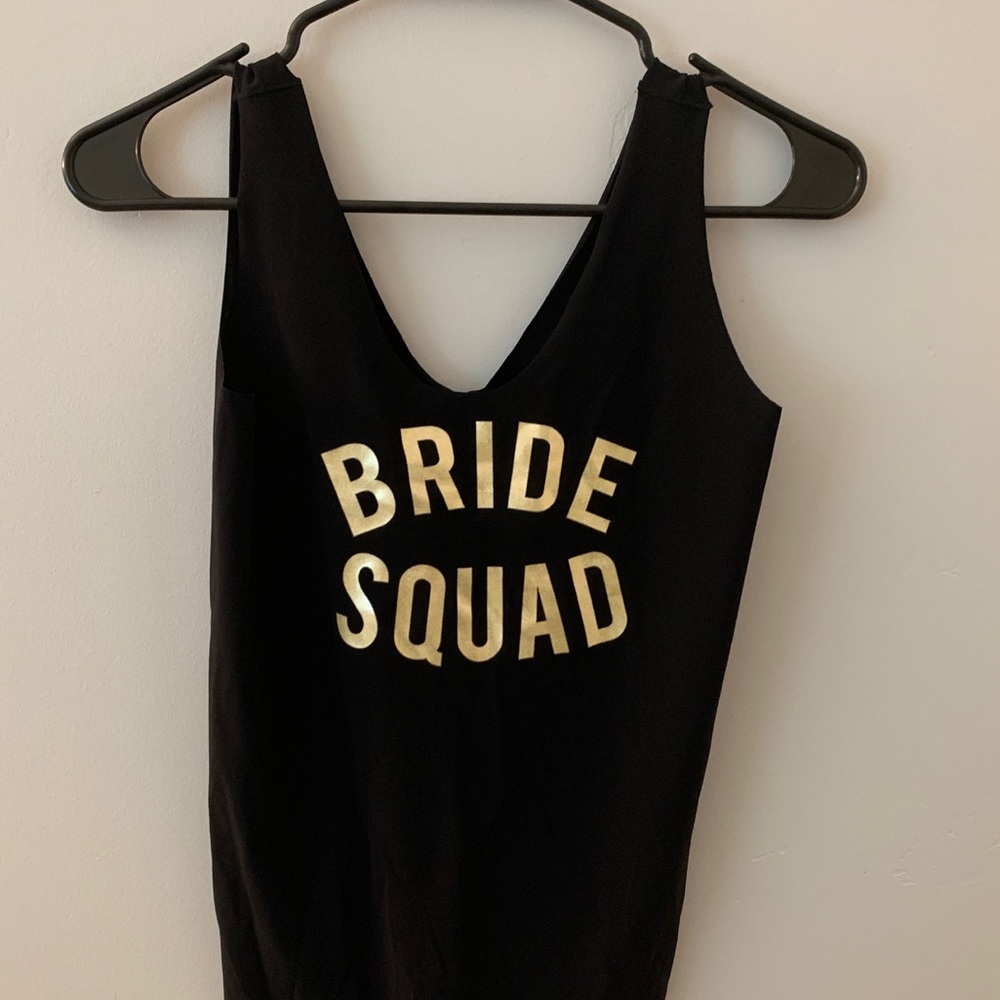 Bride Squad Commando bodysuit NWT size M